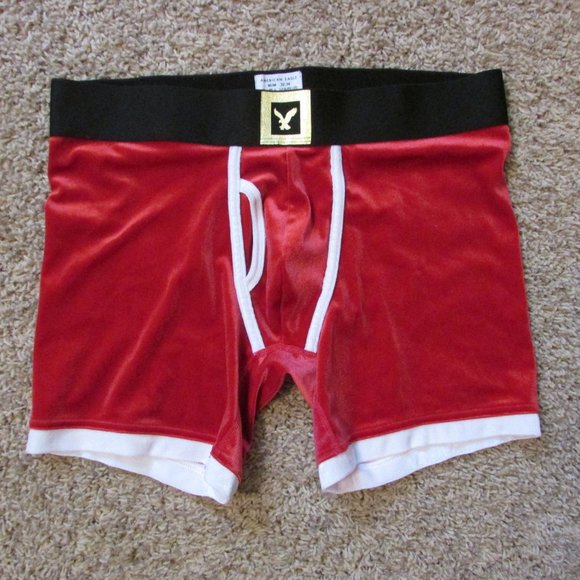 American Eagle Outfitters Underwear & Socks American Eagle Medium Holiday Santa Red Velour